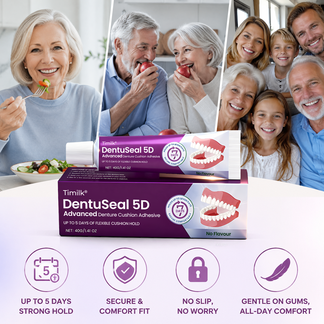 Timilk® no-flavour denture cushion adhesive