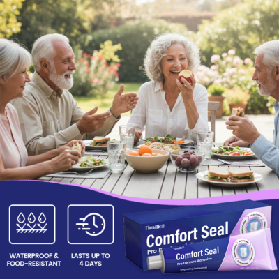Timilk® thermoplastic denture adhesive