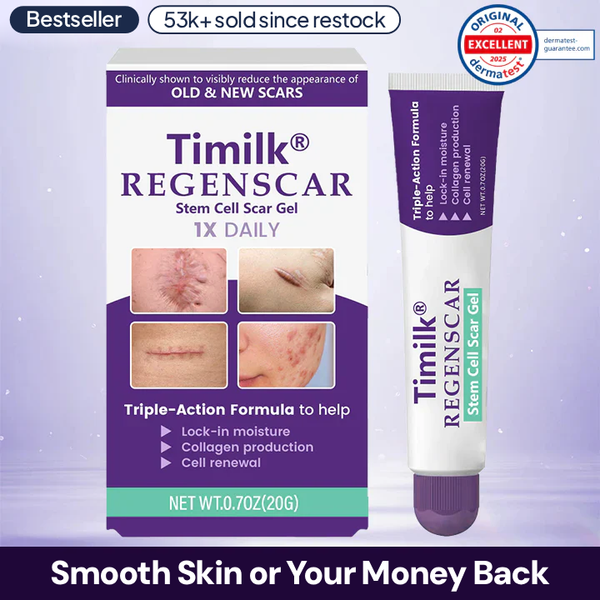 Timilk® topical gel with Allium cepa extract